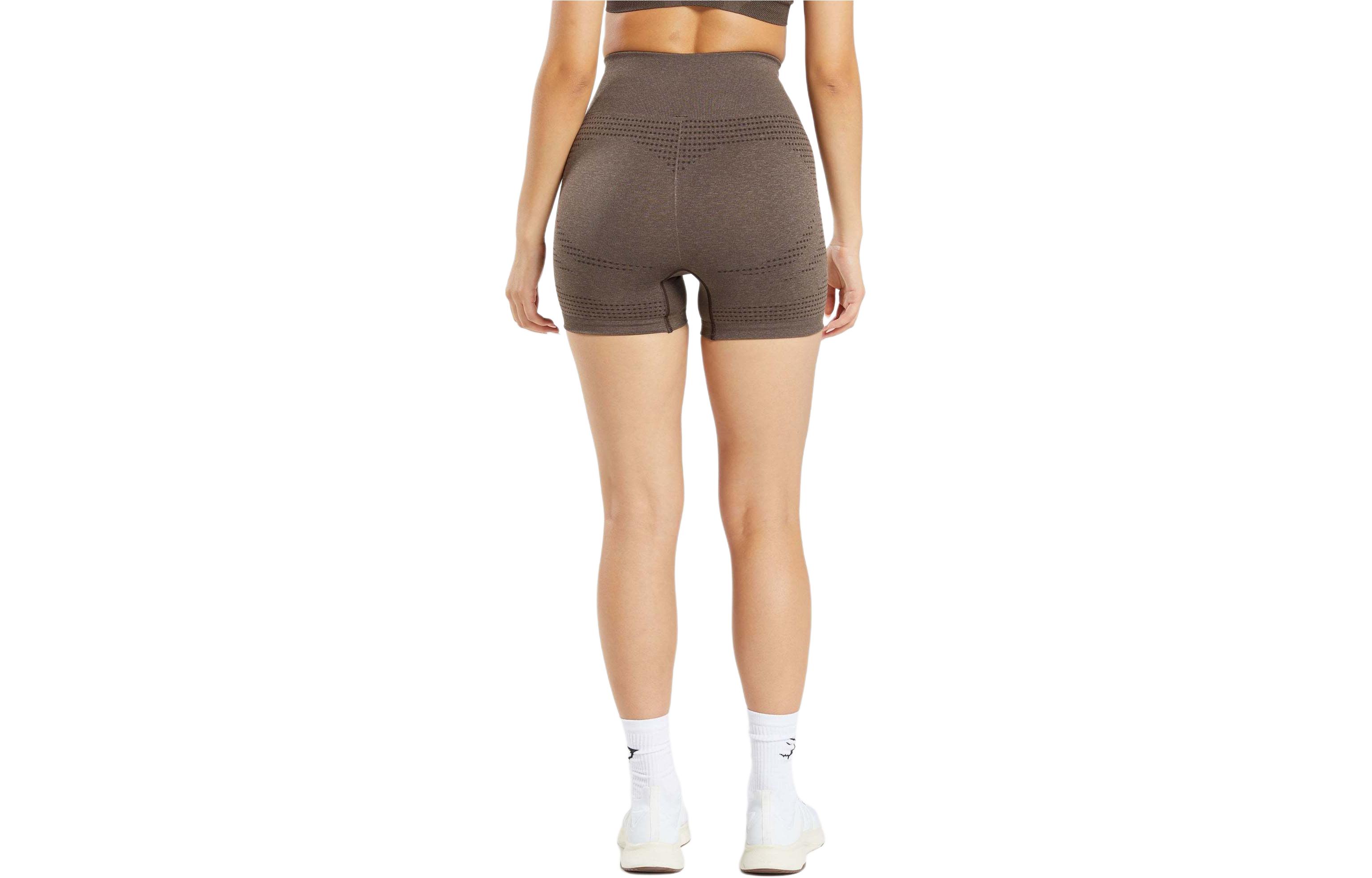 GYMSHARK Sports Shorts Women’s Brown Marlstone