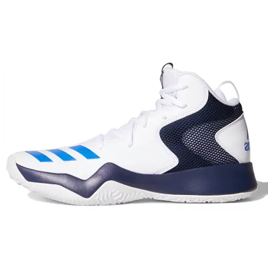 Adidas Crazy Team II Vintage Basketball Shoes Men High-top White/Royal Blue