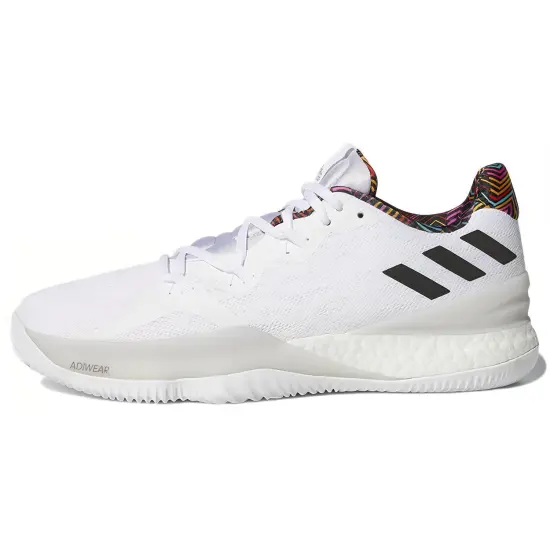 Adidas Crazy Light Boost 2018 Basketball Shoes Men Low-top White/Black