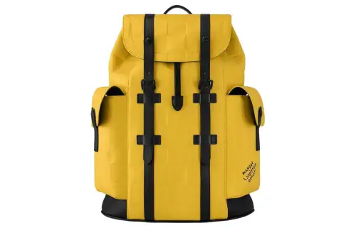 LOUIS VUITTON Christopher Mm Damier Scuba Yellow