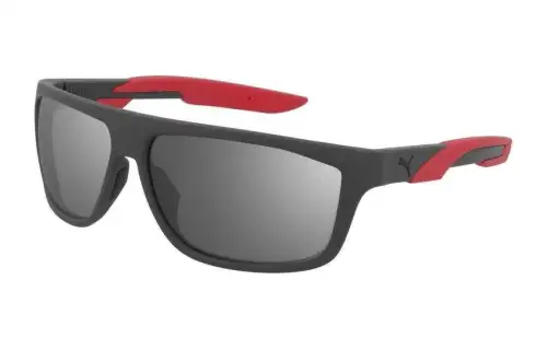 PUMA Rectangular Sunglasses Men's Black