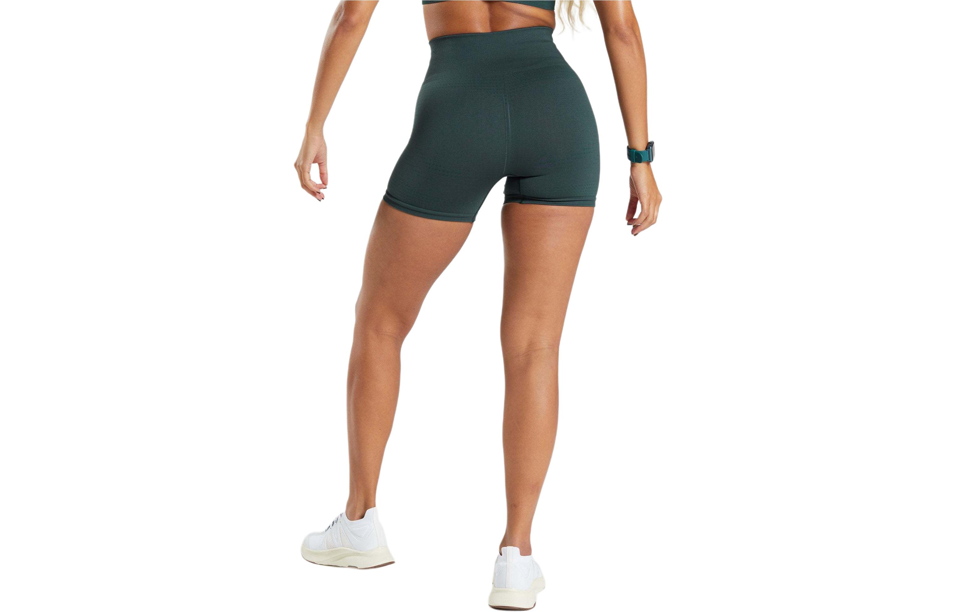 GYMSHARK VITAL SEAMLESS 2.0 SHORTS Sports Shorts Women’s Forestland Green Marlstone