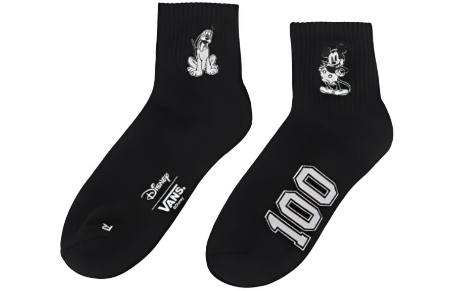Vans X Disney Club 100 Half Crew Sock ‘Black’