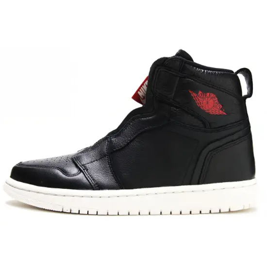 Jordan 1 Retro High Zip Black Gym Red Phantom Women's
