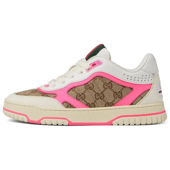 GUCCI Skateboard Shoes Women's Low-Top Beige