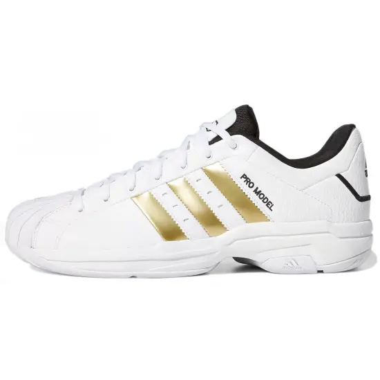 Adidas PRO Model 2G Basketball Shoes Men Low-top White