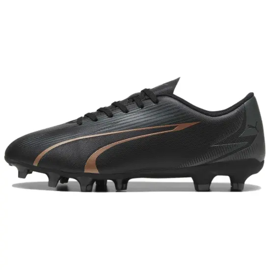 PUMA Ultra Play AG Short Rubber Studs FG Long Rubber Studs Slip-Resistant Soccer Shoes Men's Black