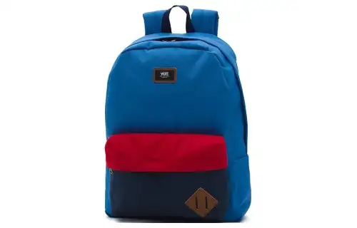 Vans Polyester Backpack Unisex Blue Red