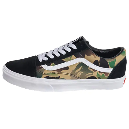 Vans Bape X Vans Old Skool Cortex Limited Black Camouflage 'Black'