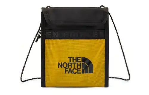 THE NORTH FACE 1L Shoulder Bag, Crossbody Bag, Outdoor Bag Nylon Yellow & Black Unisex