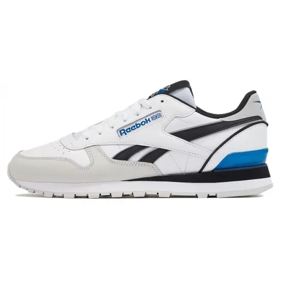 Reebok Classic Leather Running Shoes Unisex Low-top White/Blue