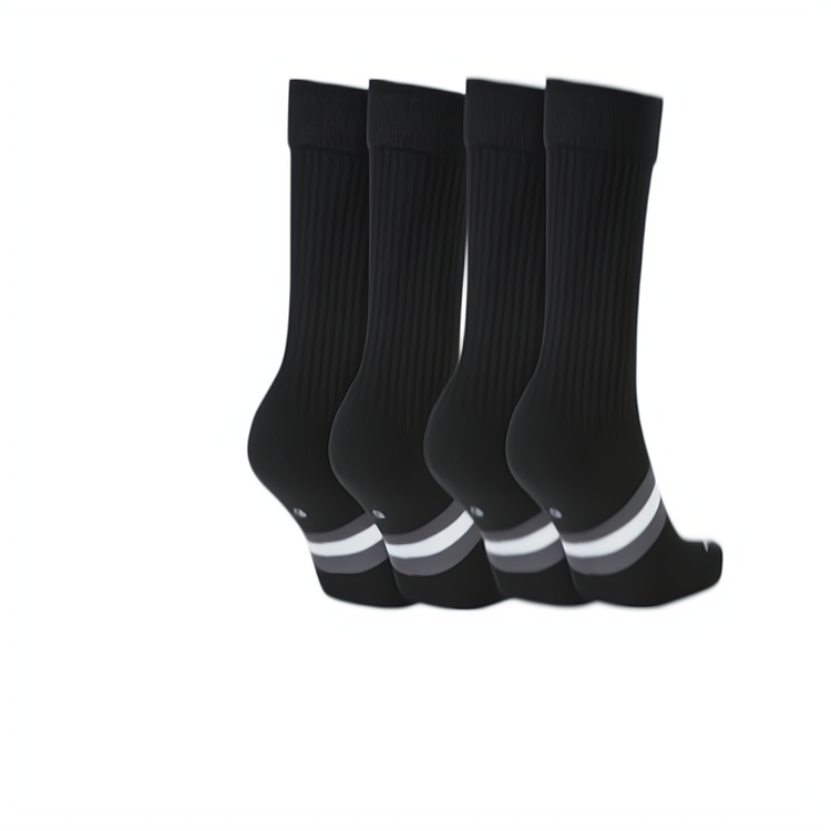 Jordan Crew Socks Unisex 2 Pack Black