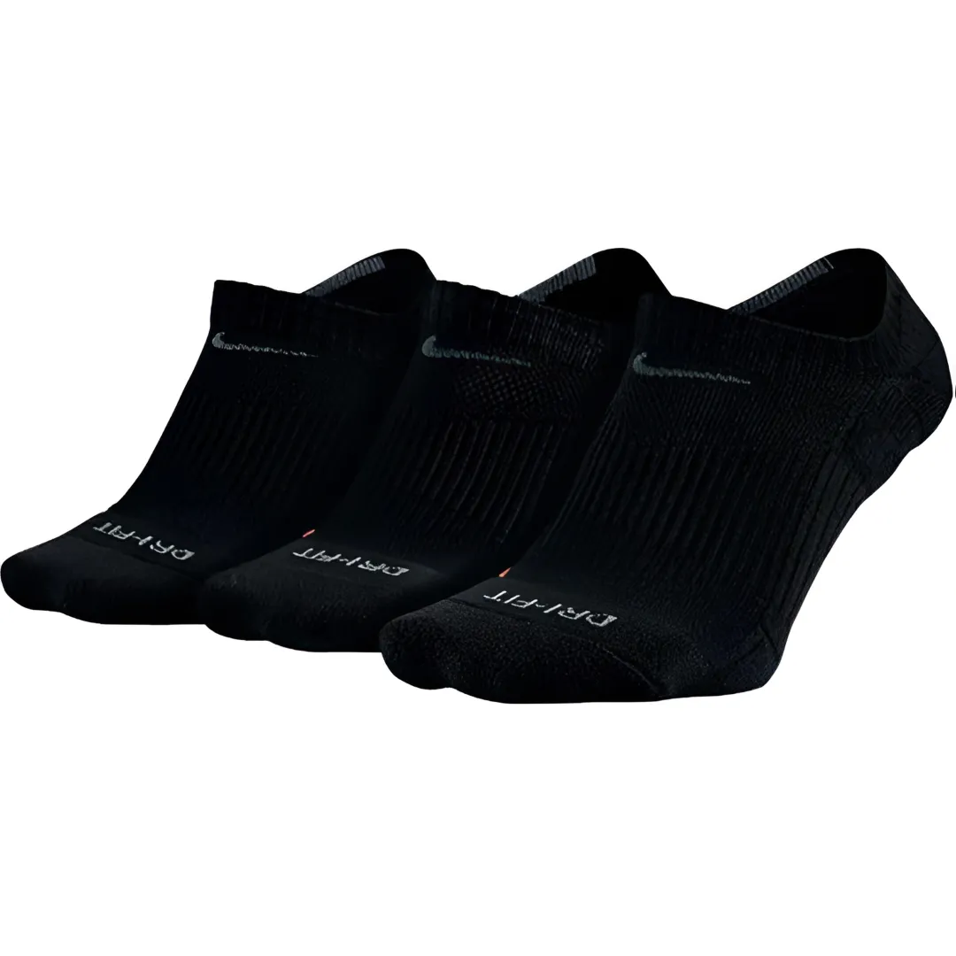 Nike Ankle Socks Unisex 3 Pack Black