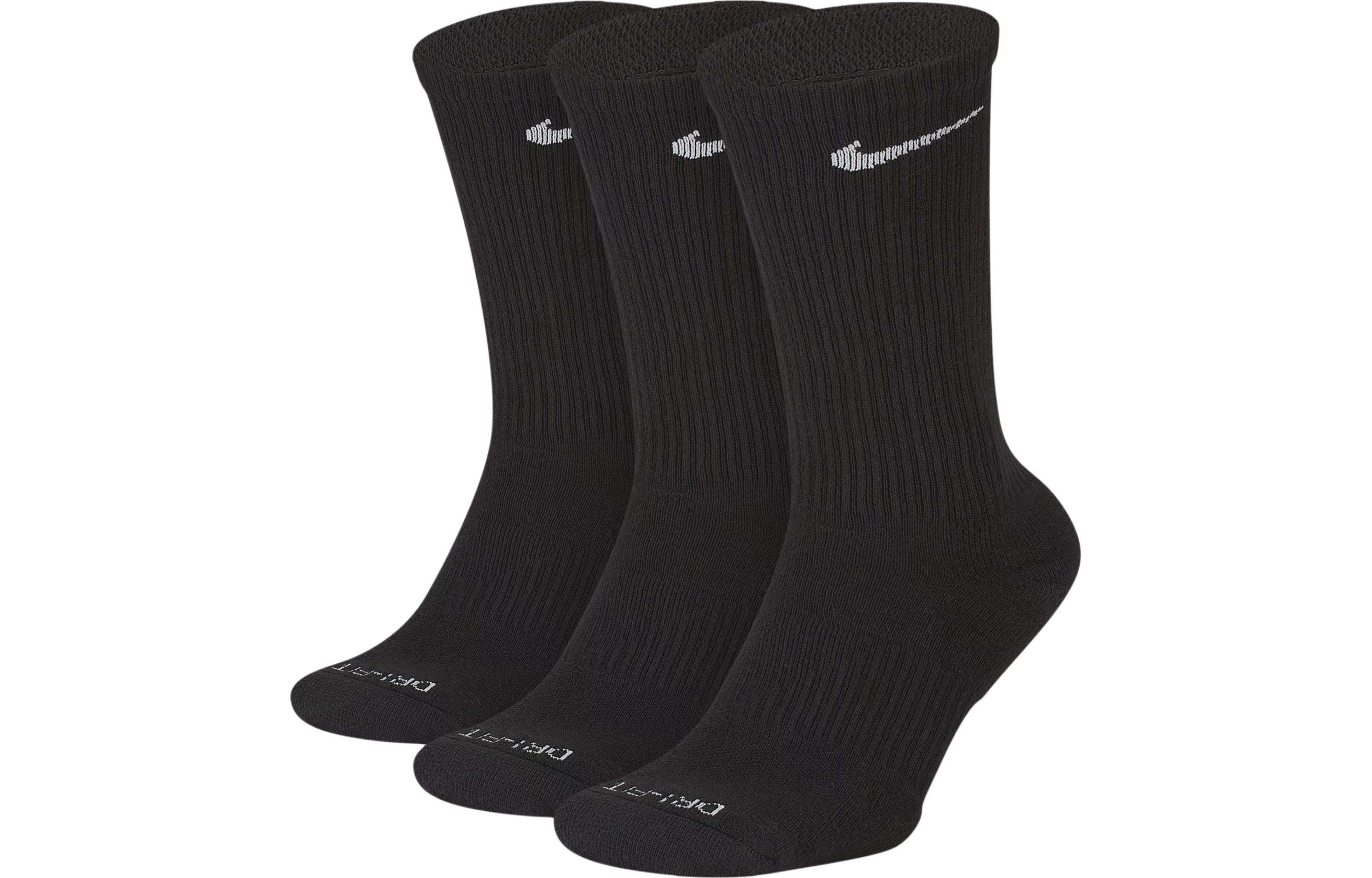 Nike Everyday Plus Cushioned Crew Socks 6 Pairs Black