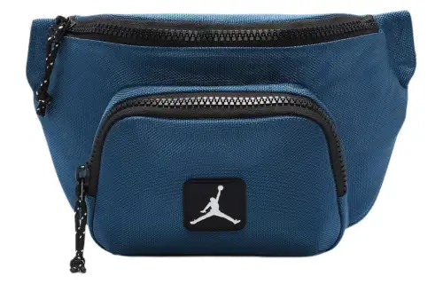 Jordan Polyester One Shoulder Crossbody Fanny Pack Unisex Industrial Blue