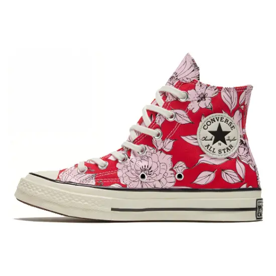 Converse Chuck Taylor All Star 70 Hi Vintage Floral University Red Women's