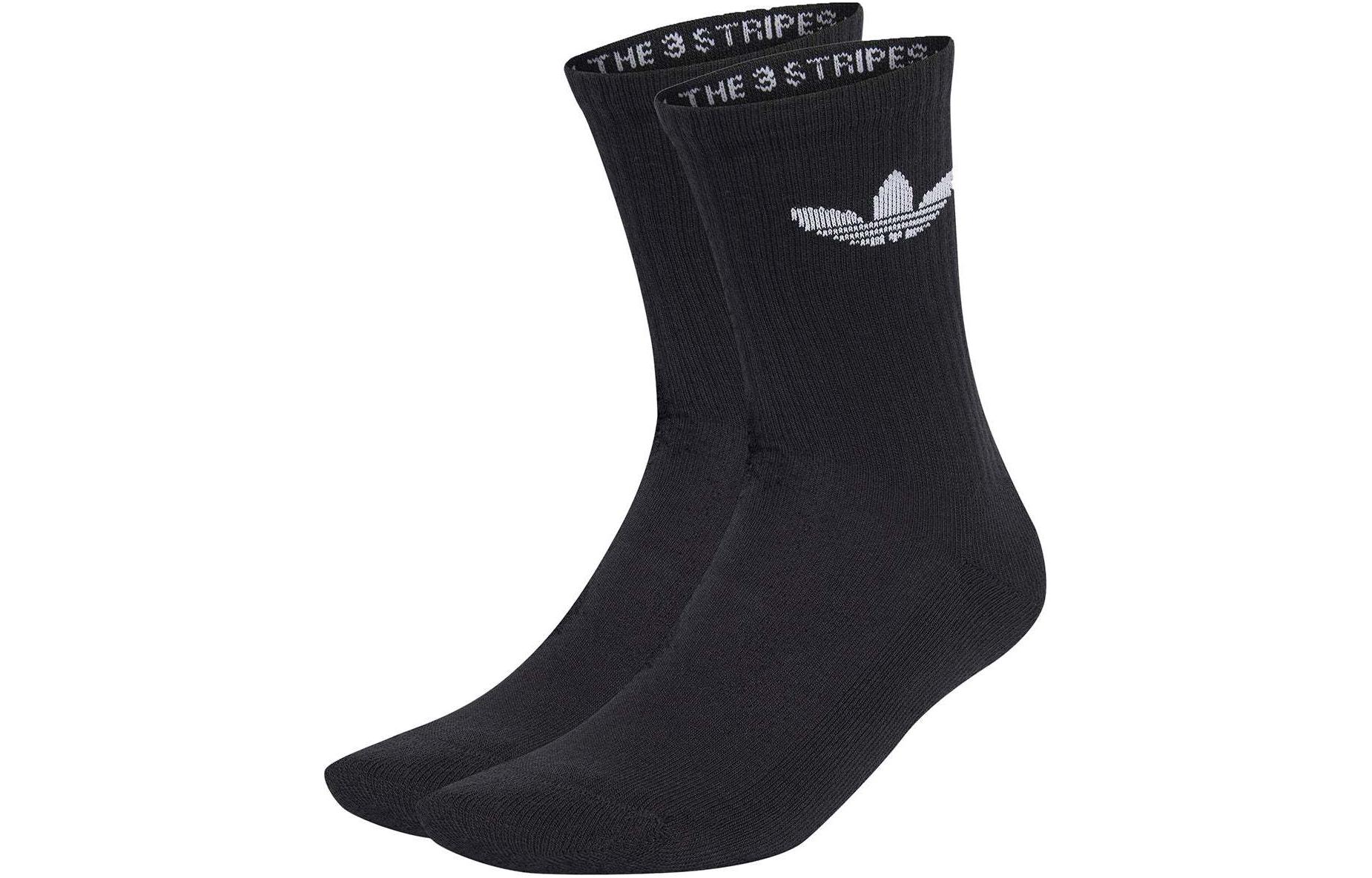 Adidas Originals Crew Socks Unisex 3 Pack Black