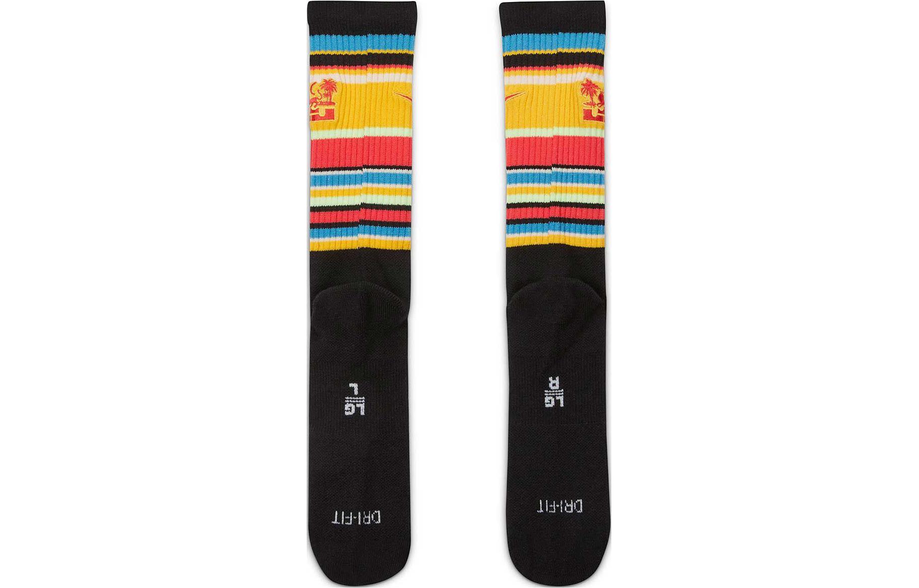 Nike Basketball Socks Men’s Black/Melting Red