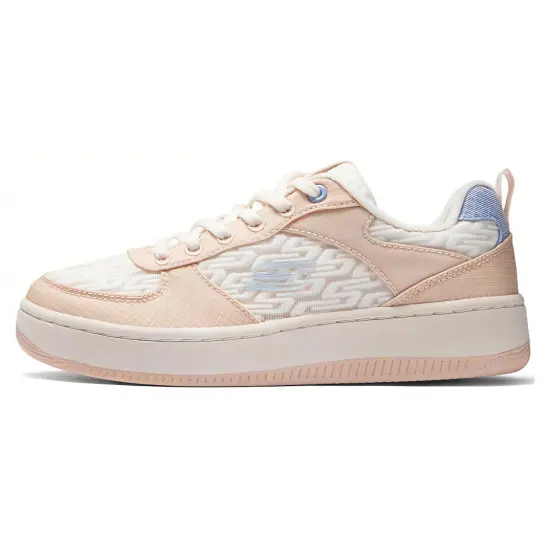 Skechers Cushioning Wear Resistant Low Top Skateboard Shoes Women's Pink