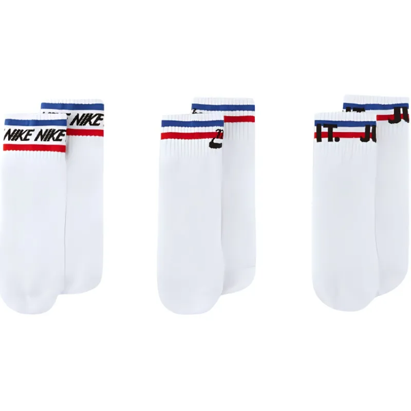Nike Ankle Socks Unisex 3 Pack White