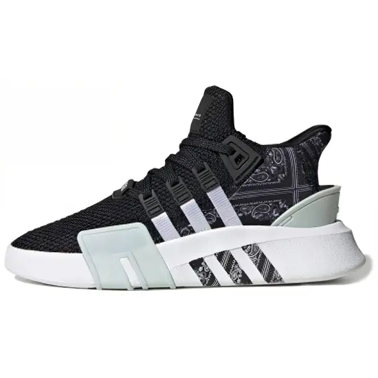 Adidas Originals Eqt Bask Adv Lifestyle Shoes Women's Mid-top Black/Green/White