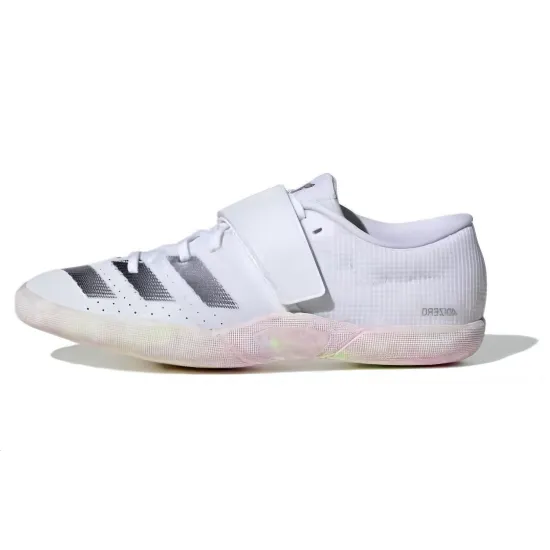 Adidas Adizero Cushioned Slip Resistant Low Top Training Shoes Unisex White Gray