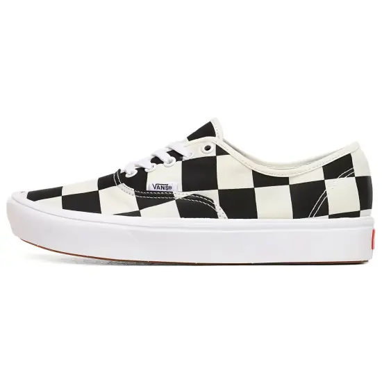 Vans Authentic Skateboarding Shoes Unisex Low-top Black/white/red