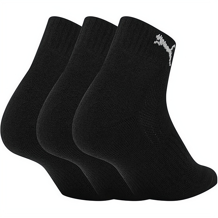 PUMA Ankle Socks Unisex 3 Pack Black