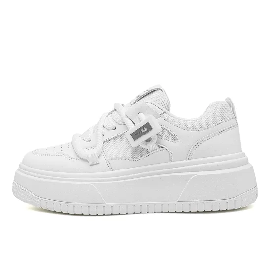 WARRIOR Skateboard Shoes Women's Low-Top Gray
