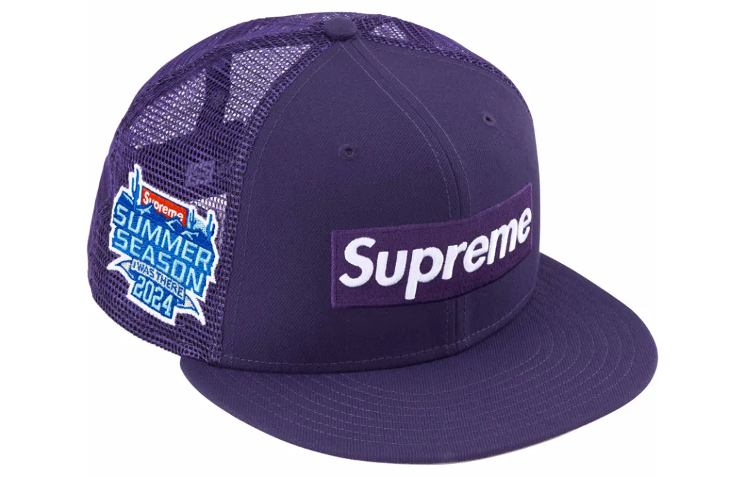Supreme Baseball Caps Unisex Purple