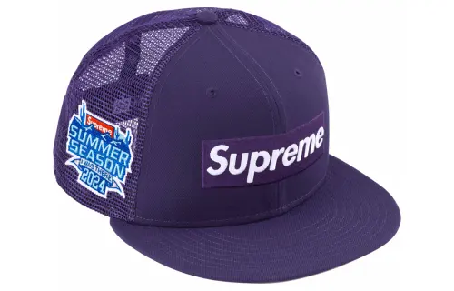 Supreme Baseball Caps Unisex Purple