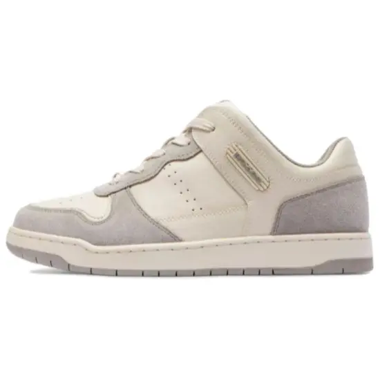 COACH Panelled Suede Leather Sneakers