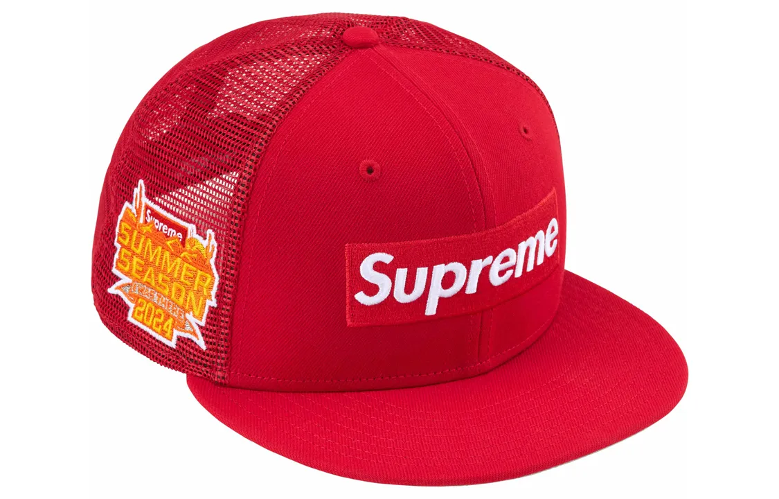 Supreme Box Logo Mesh Back New Era Cap SS24