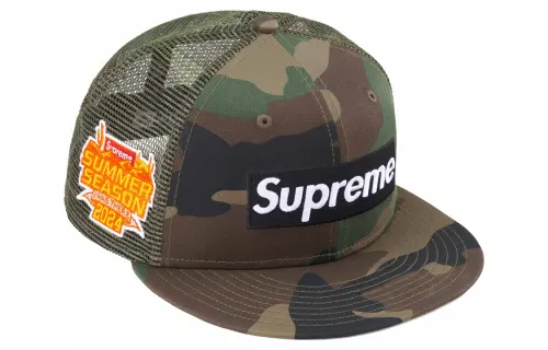 Supreme x New Era Baseball Caps Unisex Camouflage