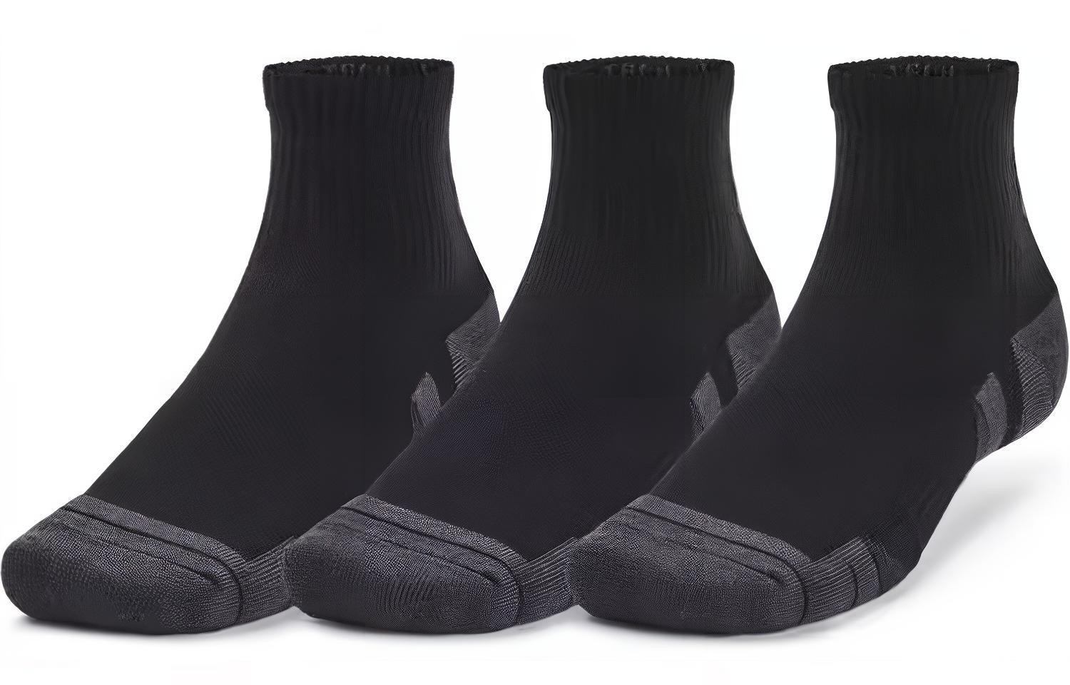 Under Armour Performance Tech Ankle Socks Unisex 3 Pack Black