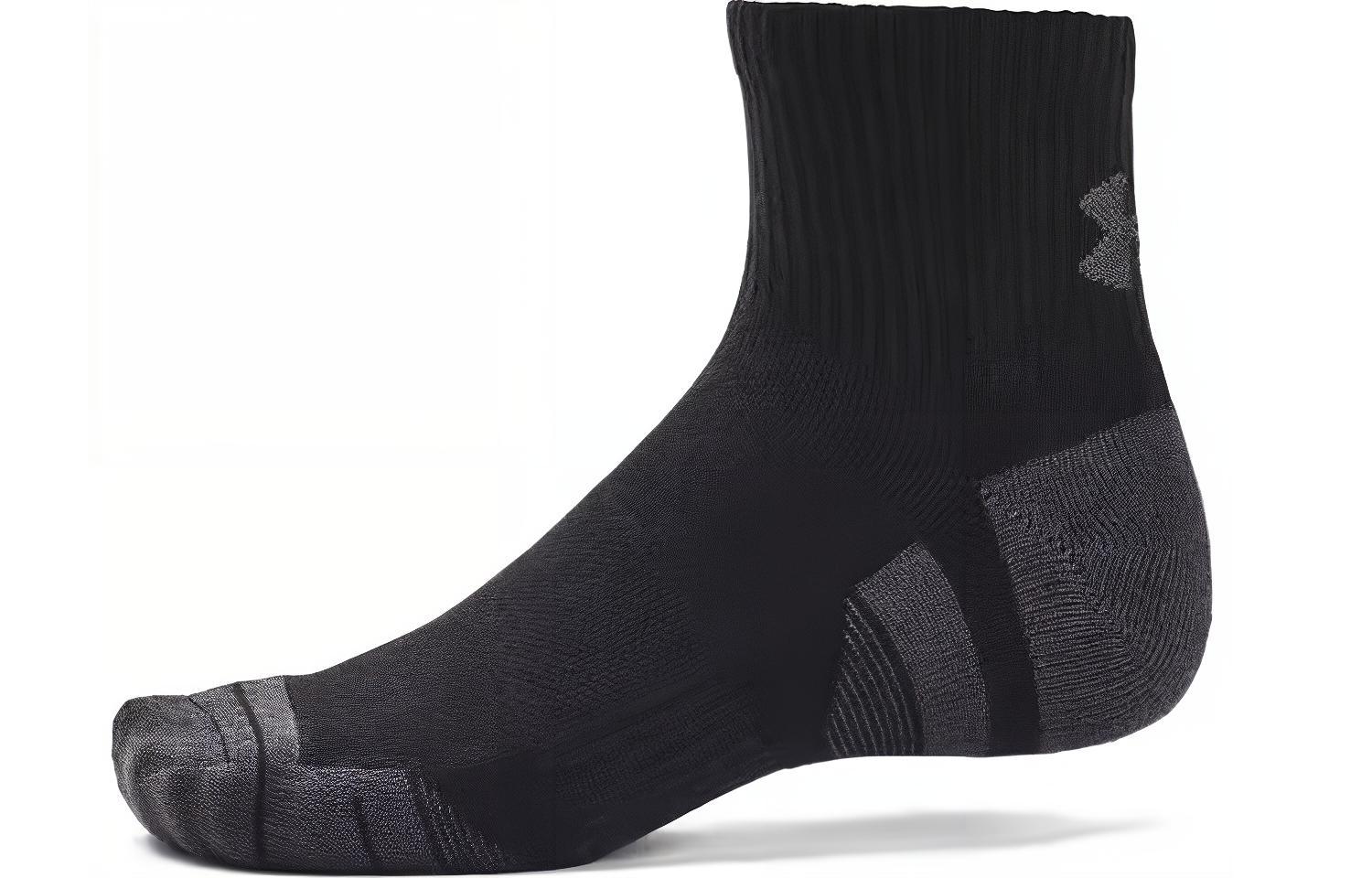 Under Armour Performance Tech Ankle Socks Unisex 3 Pack Black