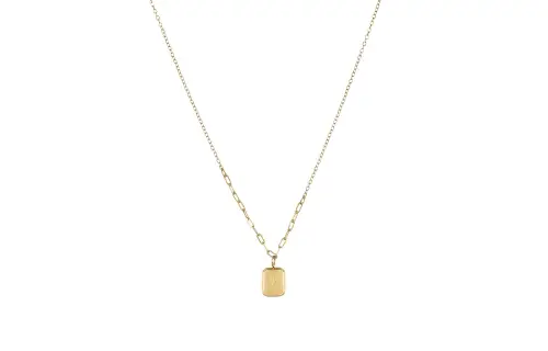 MISS XIA JWY Golden sophisticated small design pendant, fashionable universal chain for key bag  stainless steel, brass necklace, light luxury style, high-quality style, simple and elegant design