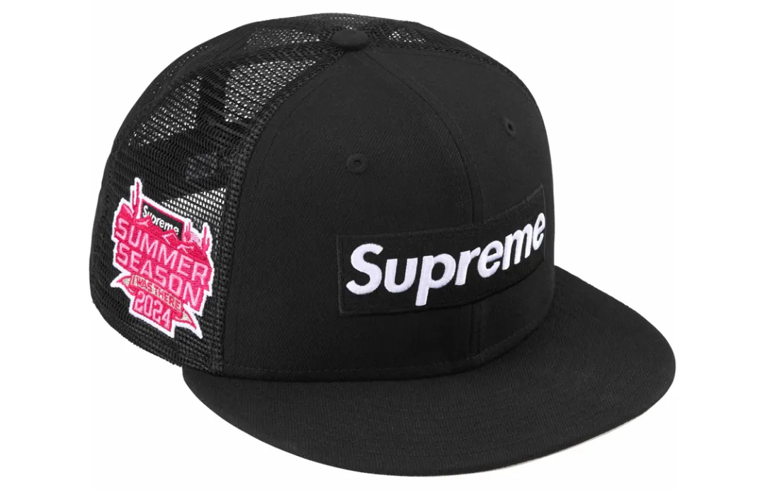Supreme x New Era Baseball Caps Unisex Black