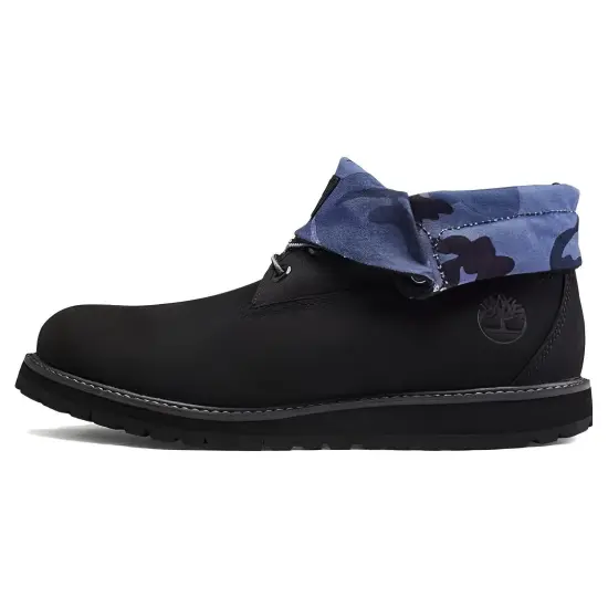 Timberland Roll Top Boots Basic 'Black Blue Camouflage'