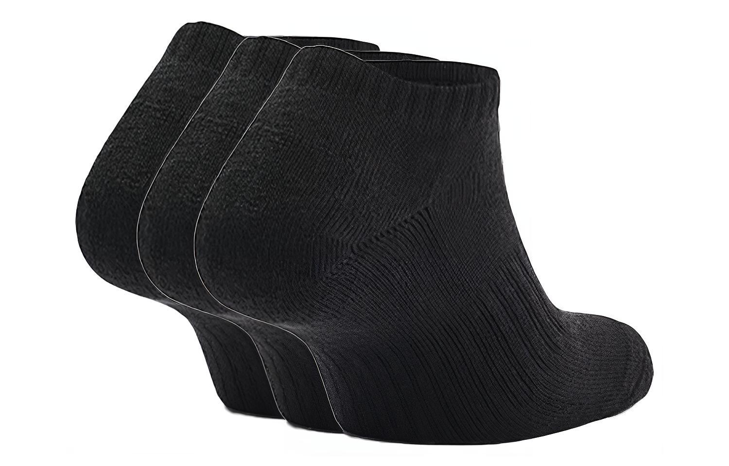 Under Armour Ankle Socks Unisex 3 Pack Black