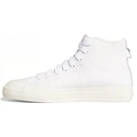 Adidas Originals NIZZA Series Skateboard Shoes Unisex High-top White