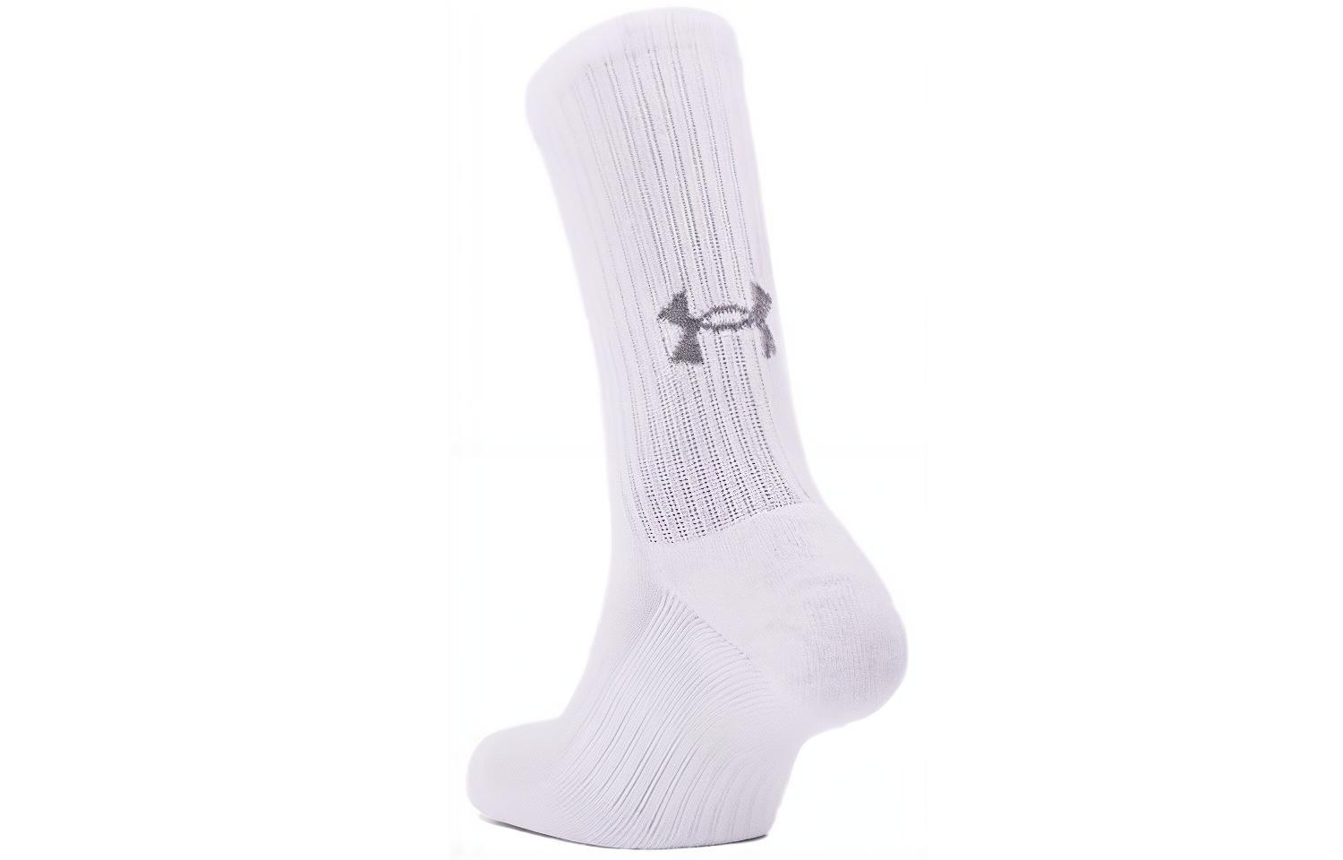 Under Armour Crew Socks Unisex 3 Pack White
