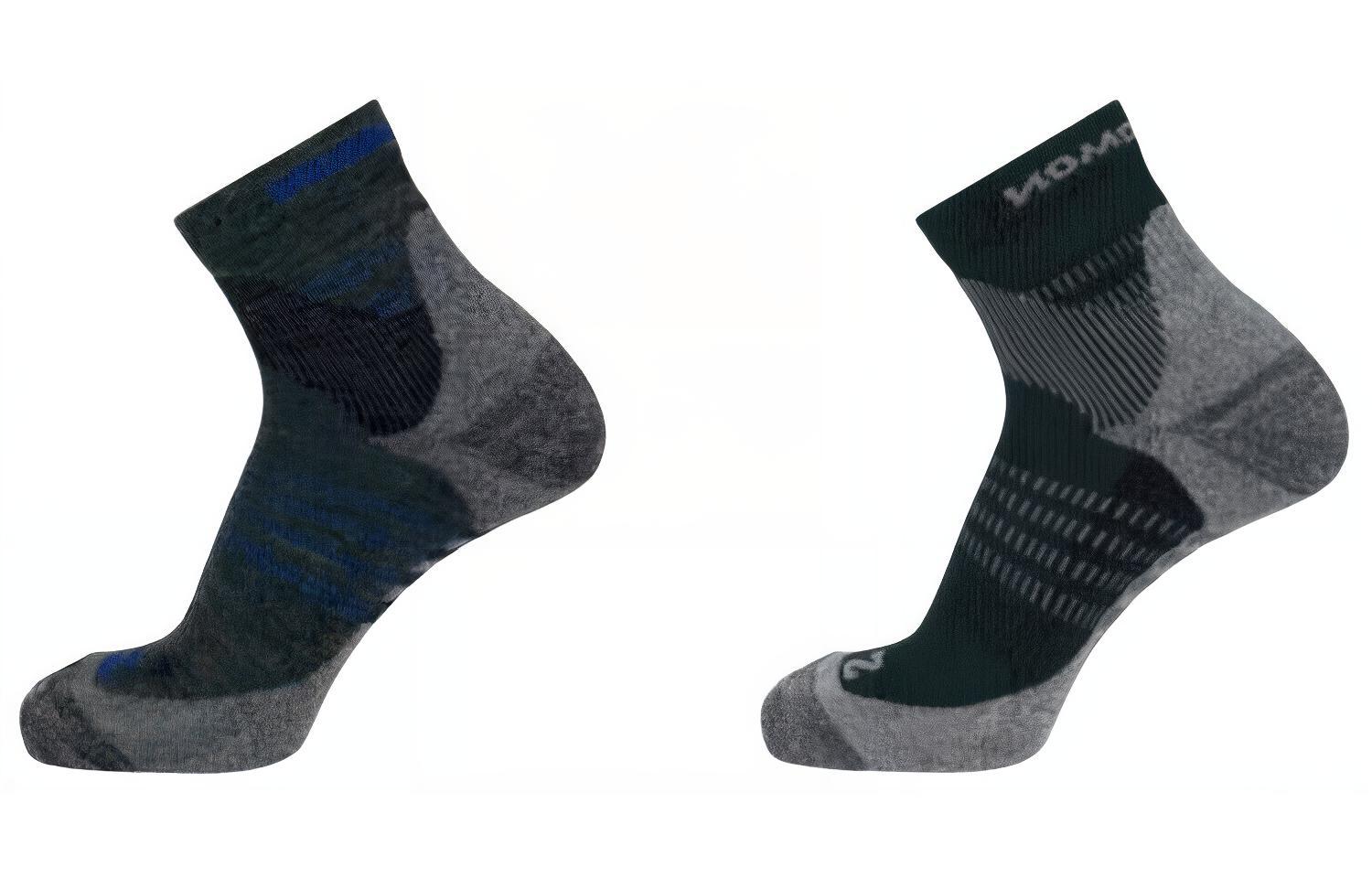 SALOMON Crew Socks Unisex 2 Pack Black