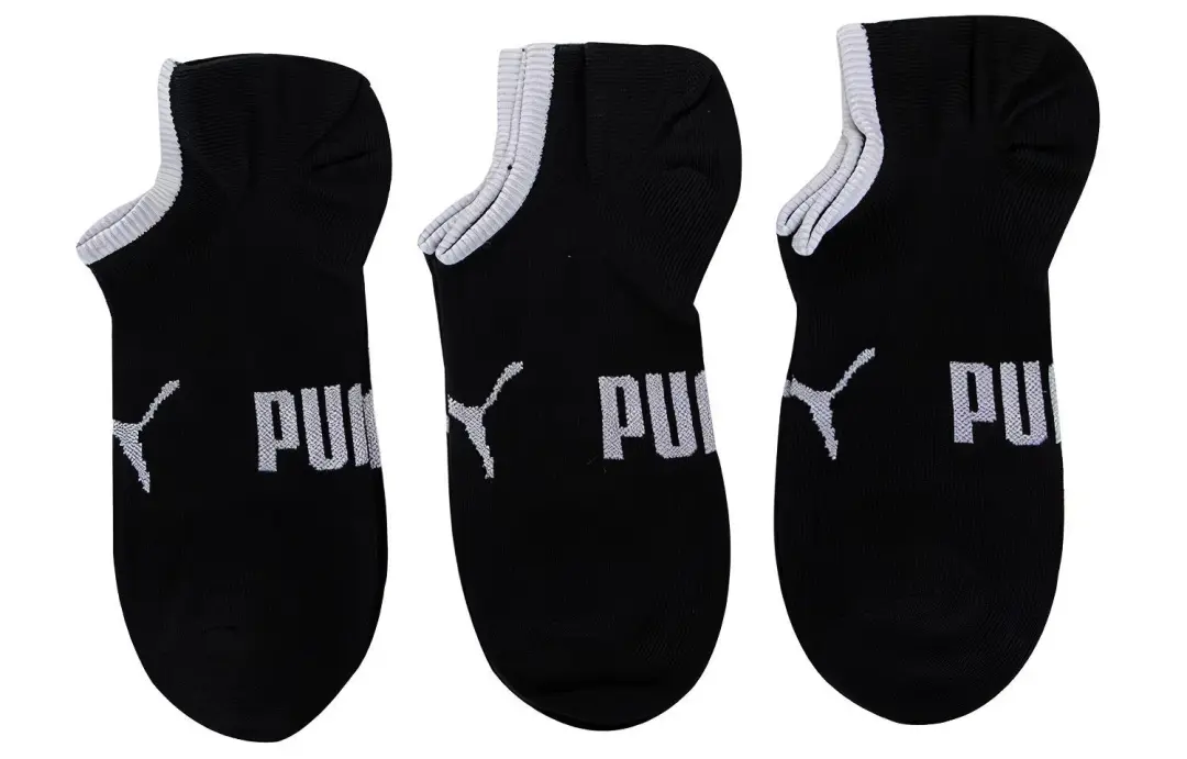 PUMA Ankle Socks Unisex 3 Pack Black