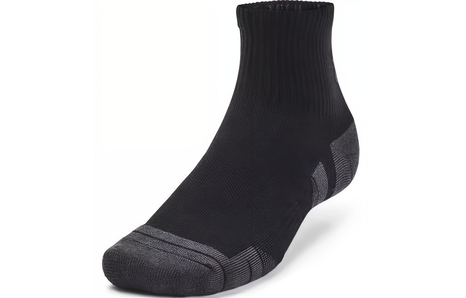 Under Armour Performance Tech Ankle Socks Unisex 3 Pack Black