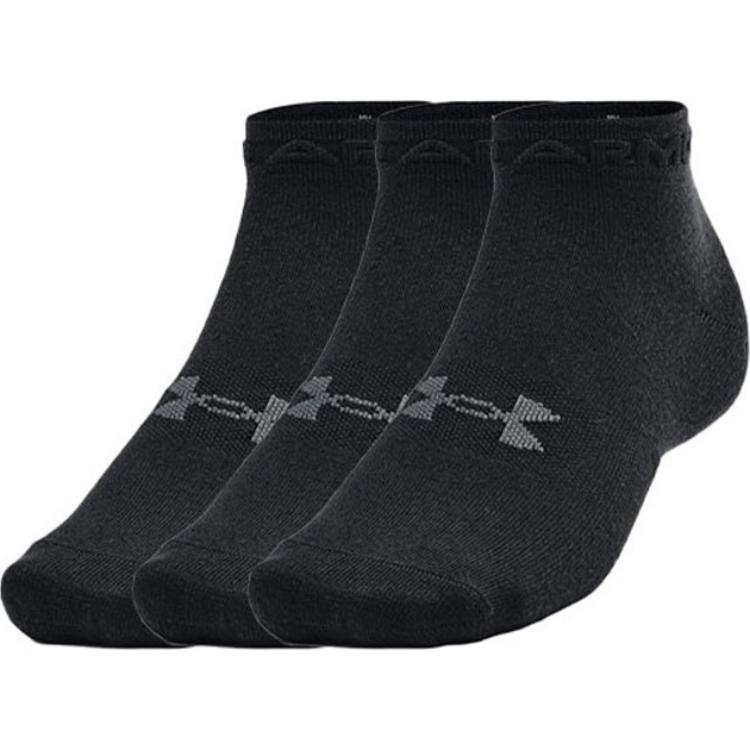 Under Armour Essential Ankle Socks Unisex 3 Pack Black