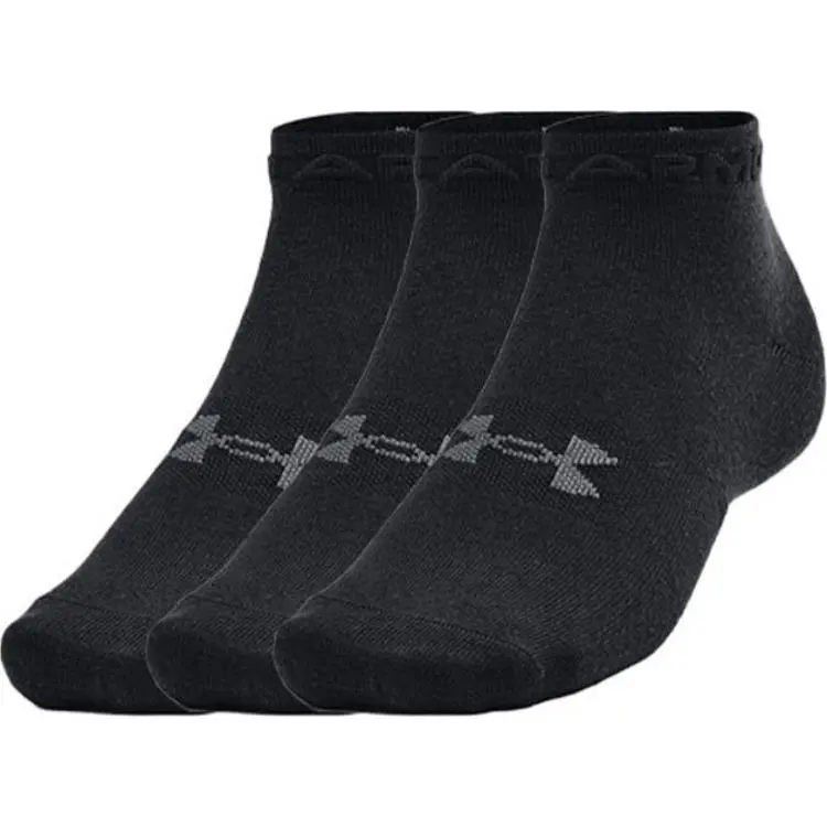 Under Armour Essential Ankle Socks Unisex 3 Pack Black