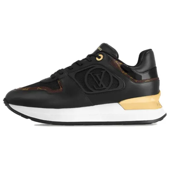 LOUIS VUITTON Run Away Casual Shoes Women's Low-Top Black