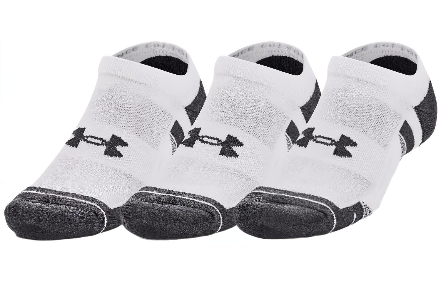 Under Armour Ankle Socks Unisex 3 Pack White
