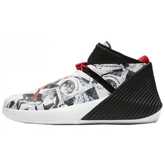 Jordan Why Not Zer0.1 Basketball Shoes Men Mid-top Black/white/red